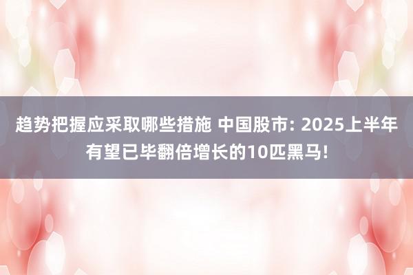 趋势把握应采取哪些措施 中国股市: 2025上半年有望已毕翻倍增长的10匹黑马!