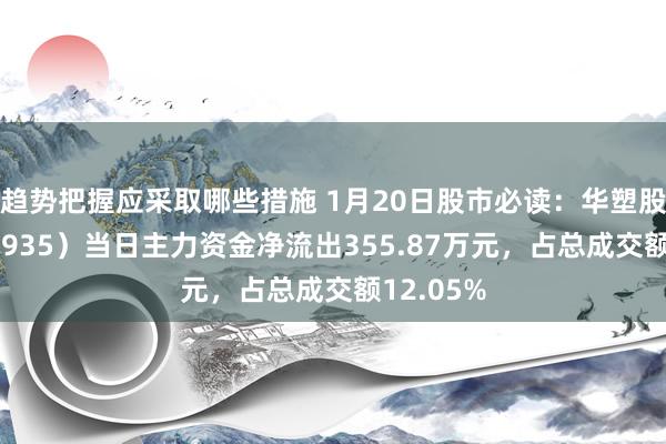 趋势把握应采取哪些措施 1月20日股市必读：华塑股份（600935）当日主力资金净流出355.87万元，占总成交额12.05%